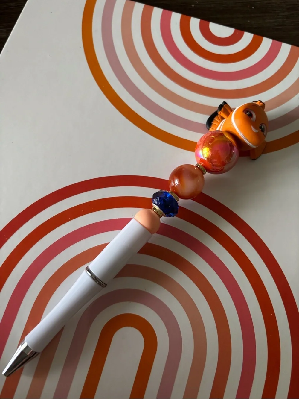 Disney Doorables: Finding Nemo: Nemo handmade beaded pen